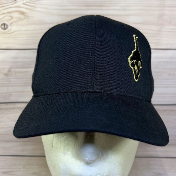 12 Monkeys Vapor Hat Flexfit Black Strapback Adjustable Cap Gold Logo Vape Brand - Picture 3 of 12